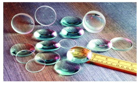 Lenses Biconvex Glass 50mm dia F=200mm